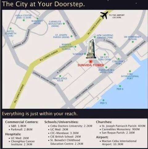 Sunvida Tower Residences Infront Of Sm City Cebu Exterior photo